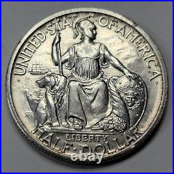 1935 S 50c San Diego Commemorative Half Dollar Nice UNC Detail Cleaned H90