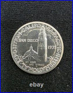 1935-S 50c San Diego Silver Commemorative Half Dollar Free Shipping USA 1935-S 50c San Diego Silver Commemorative Half Dollar Free Shipping USA