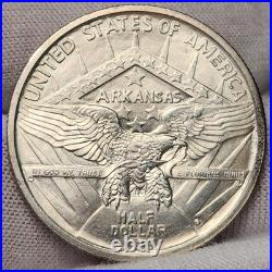 1935 S Arkansas Commemorative Half Dollar, Low Mintage Of 5,506, Unc BU, CHARK7