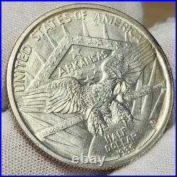 1935 S Arkansas Commemorative Half Dollar, Low Mintage Of 5,506, Unc BU, CHARK7