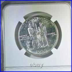 1935-S Boone Silver Commemorative Half Dollar NGC MS-64 Mint State 64