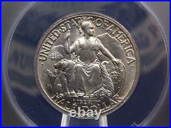 1935 S Commemorative SAN DIEGO Silver Half Dollar 50c ANACS MS63 #089 UNC BU