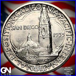 1935 S SAN DIEGO Commemorative Half Dollar Y6003