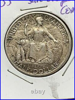 1935-S SAN DIEGO Commemorative Silver HALF DOLLAR Coin CALIFORNIA-PACIFIC EXPO
