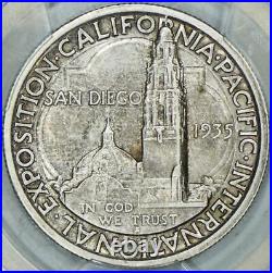 1935-S San Diego Commemorative Half Dollar PCGS MS-63 Nice Original