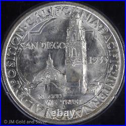 1935 S San Diego Commemorative Half Dollar PCGS MS 65 CAC Rattler Holder