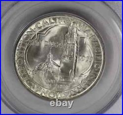 1935-S San Diego Commemorative Half Dollar PCGS MS66 Blazing White-SEE STORE