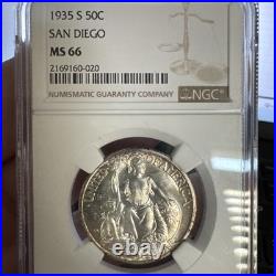 1935-S San Diego Commemorative NGC MS 66