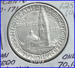 1935 S San Diego Pacific Expo Commemorative Half Dollar Uncirculated