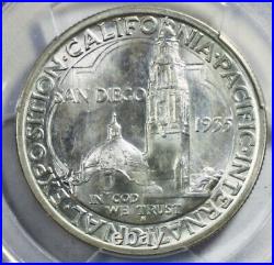 1935-S San Diego Silver Commemorative Half Dollar PCGS MS-65 Mint State 65