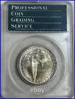 1935-S San Diego Silver Half Dollar Commem. 50C PCGS MS64 Gen 1.2 Rattler Slab