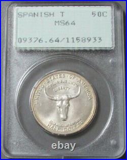 1935 Silver Generation 1 Pcgs Ms 64 Old Spanish Trail Commem Half Dollar Coin