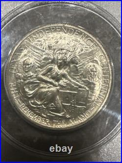 1935 Texas Commemorative Half Dollar Silver PCGS RATTLER SLAB MS66 1935 Texas Commemorative Half Dollar Silver PCGS RATTLER SLAB MS66