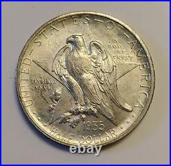 1935 Texas Half Commemorative Silver Half Dollar in BU UNC Condition
