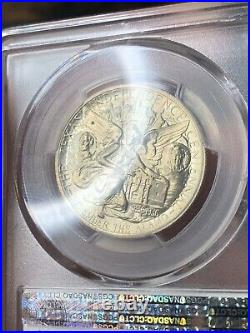 1935 Texas Silver Commemorative Half Dollar Pcgs Ms66