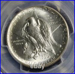 1935-s Texas Commemorative Silver Half Dollar Pcgs Ms 66 Collector Coin