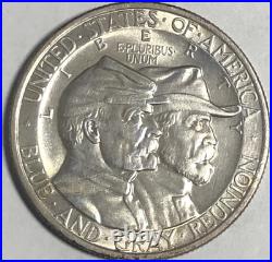 1936 50 Commerative Gettysburg Bu/ms Grade Beautiful Con & High Points