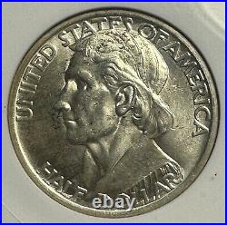 1936 50C Boone Commemorative Silver Half Dollar ANACS MS 63