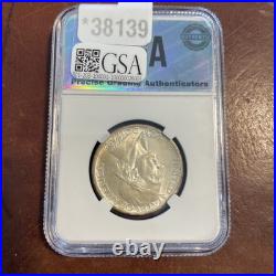 1936 50C Daniel Boone Commemorative Half Dollar MS PGA Silver Slabbed And Graded