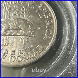 1936 50C Wisconsin Commemorative Half Dollar PCGS MS66 CAC POLYCHROMATIC GEM BU+