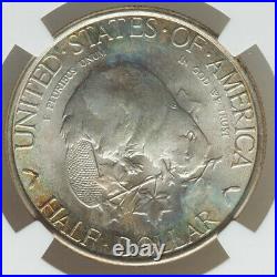 1936 50c Albany Charter Half Dollar Commemorative NGC Gem Quality MS 66 New Ton