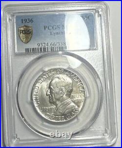 1936 50c Lynchburg Silver Classic Commemorative PCGS MS66 Half Dollar Luster Gem