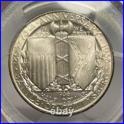1936 50c PCGS MS 66+ CAC Gettysburg Commemorative Half Dollar