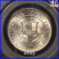 1936 50c York Commemorative Silver Half Dollar Flashy PQ Coin OGH PCGS MS 65