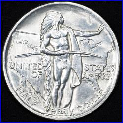 1936 AU/UNC Oregon Trail Silver Commemorative Half Dollar Philadelphia Mint