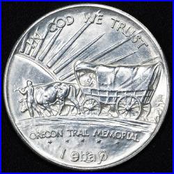 1936 AU/UNC Oregon Trail Silver Commemorative Half Dollar Philadelphia Mint