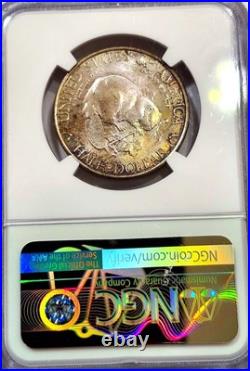 1936 Albany Commemorative Silver Half Dollar-NGC MS66-High Grade-Fun Rustic Tone