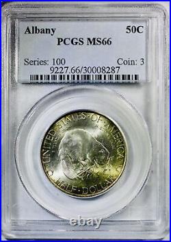 1936 Albany Silver Commemorative Half Dollar PCGS MS-66 Mint State 66