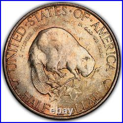 1936 Albany Silver Commemorative Half Dollar PCGS MS-66 -Mint State Color