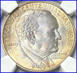1936 Arkansas Centennial Silver Half Dollar-Robinson NGC MS65 Nicely Toned 1936 Arkansas Centennial Silver Half Dollar-Robinson NGC MS65 Nicely Toned