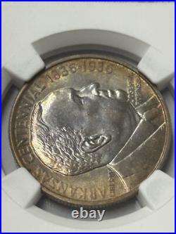 1936 Arkansas Centennial Silver Half Dollar-Robinson NGC MS65 Nicely Toned 1936 Arkansas Centennial Silver Half Dollar-Robinson NGC MS65 Nicely Toned