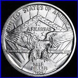 1936 Arkansas Silver Half Dollar BU UNCIRCULATED MS E315 TUBB