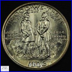 1936 Boone Commemorative Silver Half Dollar 50C