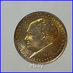 1936 Bridgeport 50C Coin NGC MS65 Commemorative Half Dollar