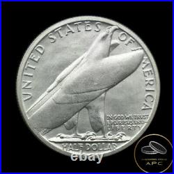 1936 Bridgeport Commemorative Silver Half Dollar Choice BU+++ Luster++