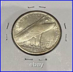 1936 Bridgeport Connecticut Commemorative Silver Half Dollar 50C Coin BU Unc