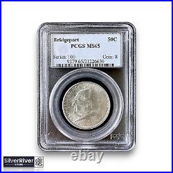 1936 Bridgeport Half Dollar (Certified MS65 by PCGS) Lustrous, Sharp