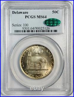 1936 Classic Commemorative Delaware Tercentenary PCGS MS-64 CAC Premium Quality