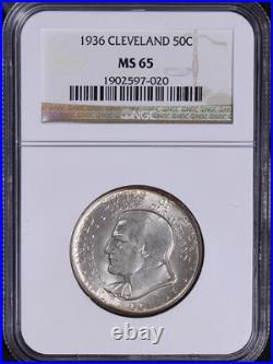 1936 Cleveland Commem Half Dollar NGC MS65 Great Eye Appeal Nice Strike 1936 Cleveland Commem Half Dollar NGC MS65 Great Eye Appeal Nice Strike