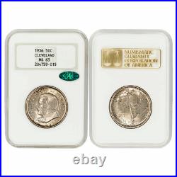 1936 Cleveland Commemorative Half Dollar 50C NGC MS 63 CAC 1936 Cleveland Commemorative Half Dollar 50C NGC MS 63 CAC