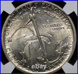 1936 Cleveland Commemorative Half Dollar Ngc Ms 64 Excellent Smooth And Satiny