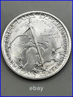 1936 Cleveland Commemorative Half Dollar UNC (Hairlines) 24668