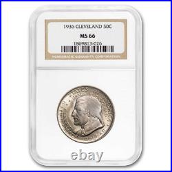 1936 Cleveland/Great Lakes Half Dollar MS-66 NGC