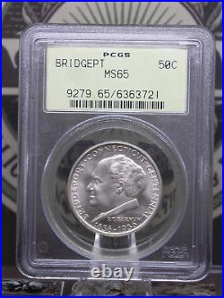 1936 Commemorative BRIDGEPORT Half Dollar 50c PCGS MS65 #721 OGH Old Green BU