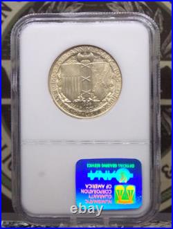 1936 Commemorative GETTYSBURG Half Dollar 50c NGC MS64 #006 BU Unc ECC&C, Inc