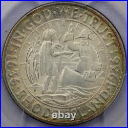1936-D 50c Rhode Island Commemorative Half Dollar PCGS MS 67